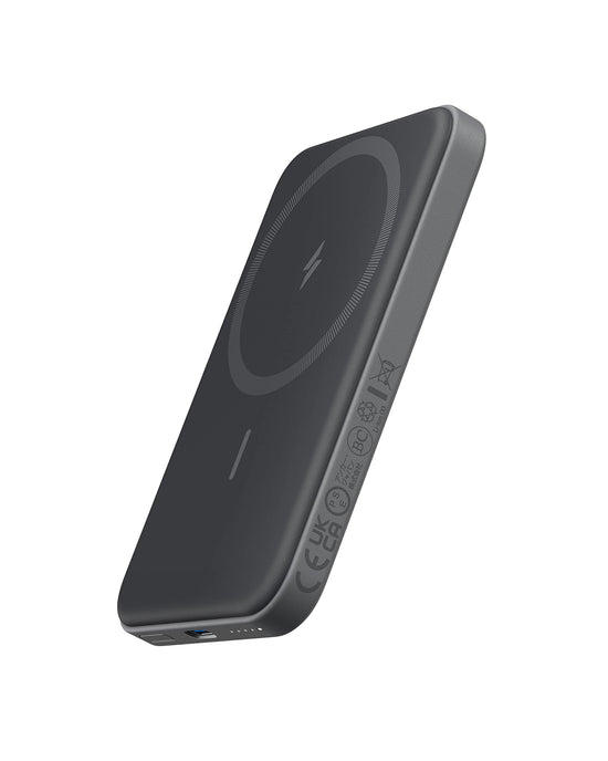 Anker 621 magnetic portable charger — 5,000mAh wireless power bank with USB-C cable