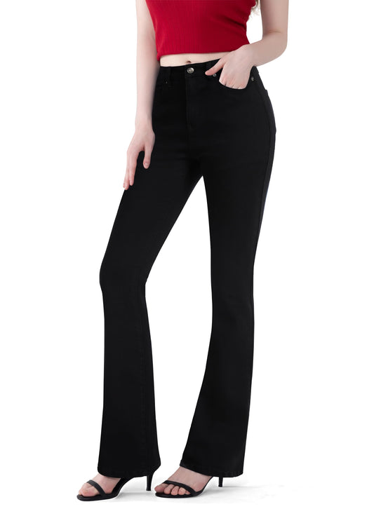 FLYING BANANA bootcut flare denim jeans - shaping curvy stretch