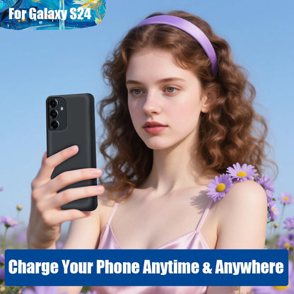 Sitong battery case for Samsung Galaxy S24 - 5000mAh rechargeable power case