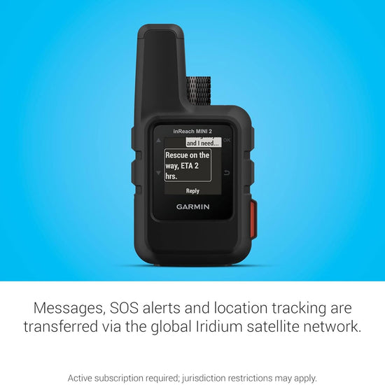 Garmin inReach Mini 2 — lightweight and compact satellite communicator