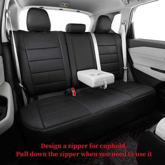 coverdream seat covers - waterproof leather for 2020-2025 Nissan Sentra full set black