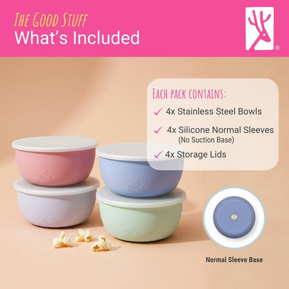 Stainless steel bowls — durable and stylish design