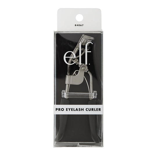 e.l.f. eyelash curler — stainless steel with ergonomic design and replacement pad