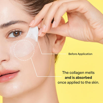 SUNGBOON EDITOR deep collagen melting eye patch with glutathione, hydrating under eye treatment for fine lines & firm-looking skin, Korean skincare, 1.13 ozSUNGBOON EDITOR eye patch — deep collagen formula with glutathione and hydration