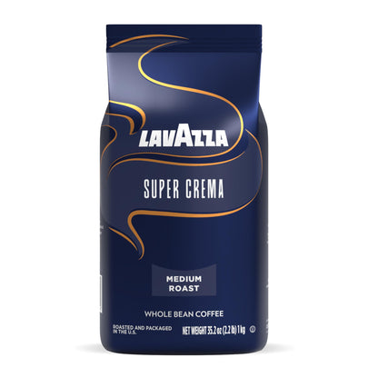 Whole bean coffee — super crema packet.