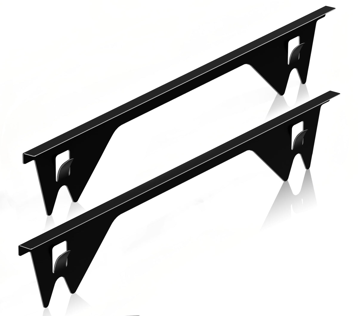 ItsNio stove gap covers — stainless steel, 2 pieces set