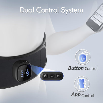 Comfytemp electric heating pad — Cordless and portable with heat and vibration