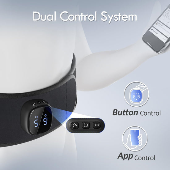 Comfytemp electric heating pad — Cordless and portable with heat and vibration