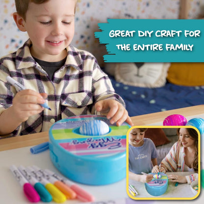 Art craft kit — Includes egg decorating spinner and 8 non toxic markers