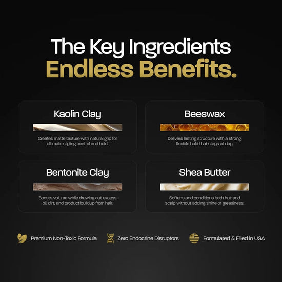 HAIR_STYLING_AGENT — Strong hold with texturizing finish and santal sandalwood scent