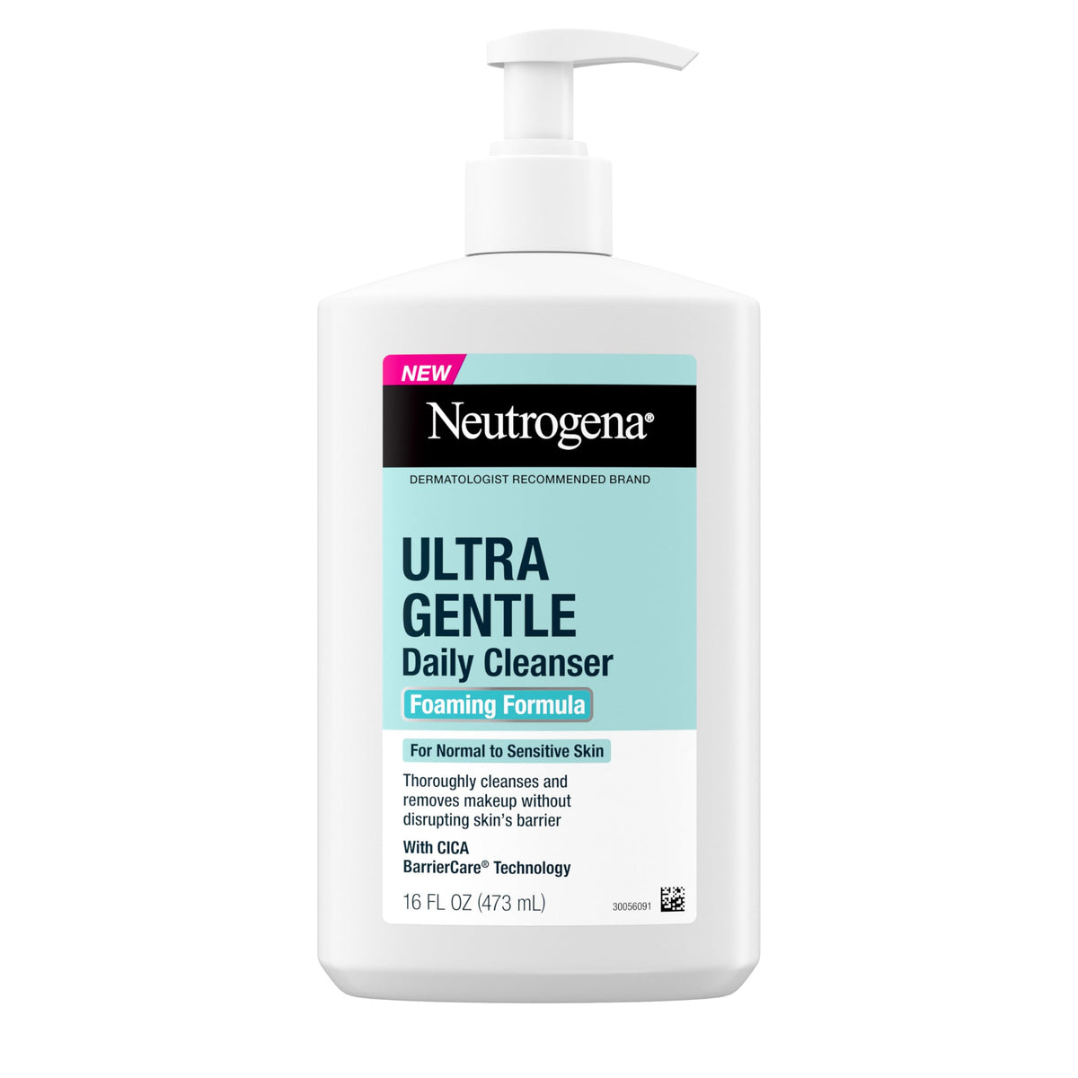 Neutrogena skin cleaning agent — fragrance free foaming daily cleanser for sensitive skin