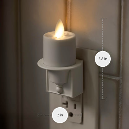 Luminara lamp — Flameless design with dusk to dawn auto sensor and real-flame effect technology