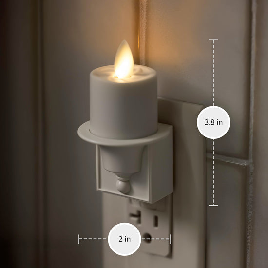 Luminara lamp — Flameless design with dusk to dawn auto sensor and real-flame effect technology