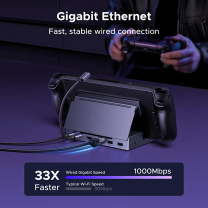 UGREEN Steam Deck dock — 6-in-1 with 4K@120Hz HDMI 2.1 and 100W PD