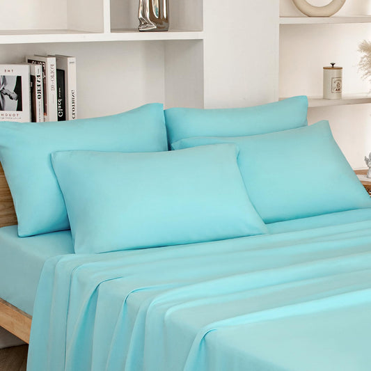 HOMEIDEAS bed linen set — extra soft brushed microfiber with deep pockets