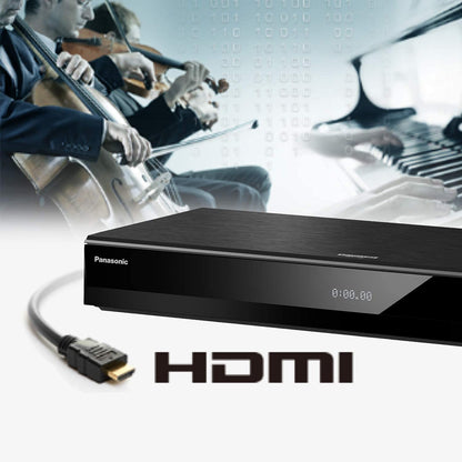 Panasonic video disc player — 4K Blu Ray with Dolby Vision and HDR10+ playback