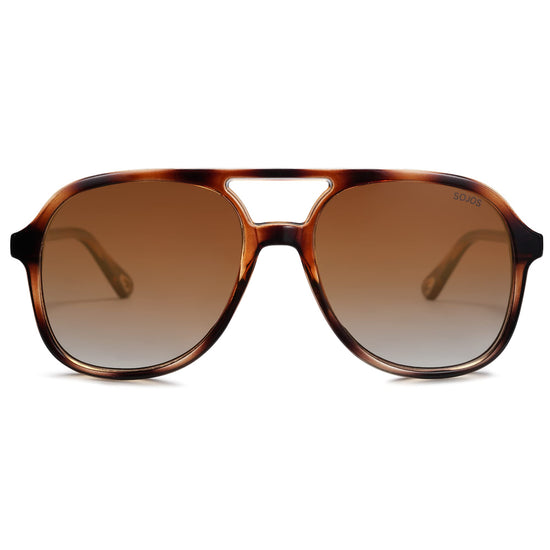 Sojos retro polarized aviator sunglasses - classic vintage style for men and women