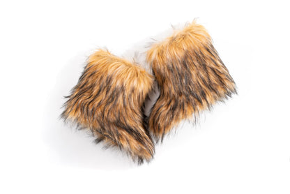 IXU women's faux fur boot — comfy plush warm mid-calf design