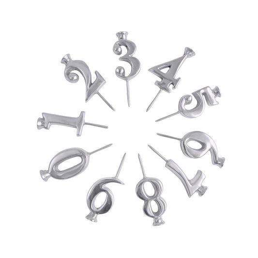 CANDLE_HOLDER — Recycled sandcast aluminum from Mariposa in silver color