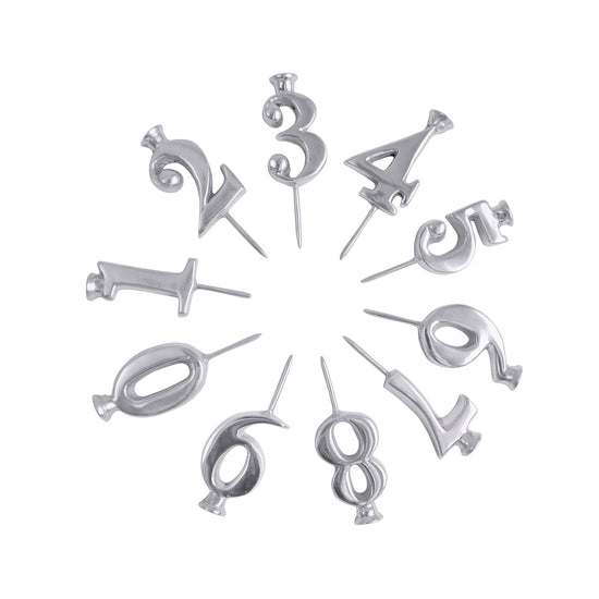 CANDLE_HOLDER — Recycled sandcast aluminum from Mariposa in silver color