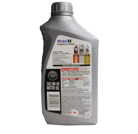 AUTO_OIL — Mobil 1 synthetic 0W-40 motor oil