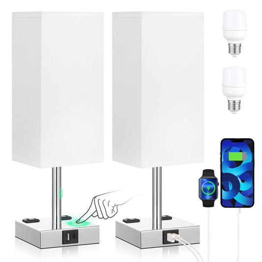 Lamp set with USB-C port