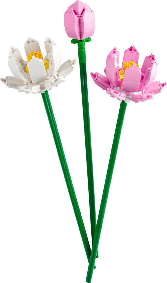 LEGO building blocks - Lotus flower design for home decor and kids ages 8+ 40647