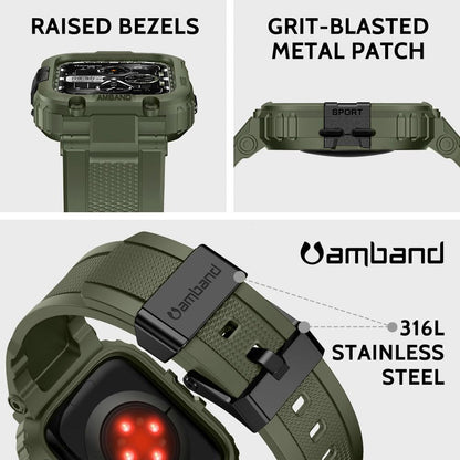 amBand M1 sport case — shockproof and scratch resistant rugged bumper for Apple Watch