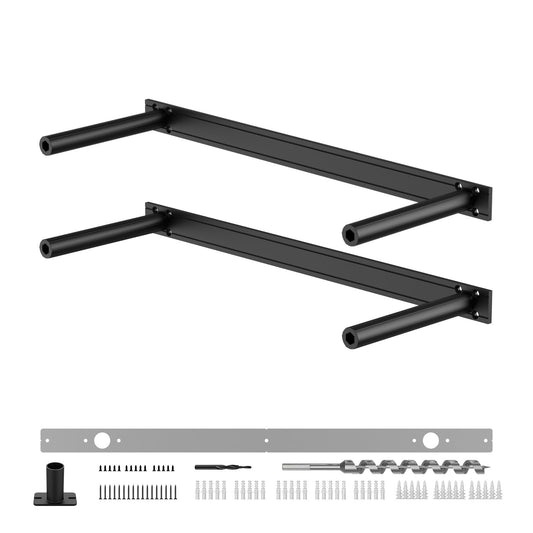 Floating shelf brackets — Heavy duty blind support hardware with drillable backplate