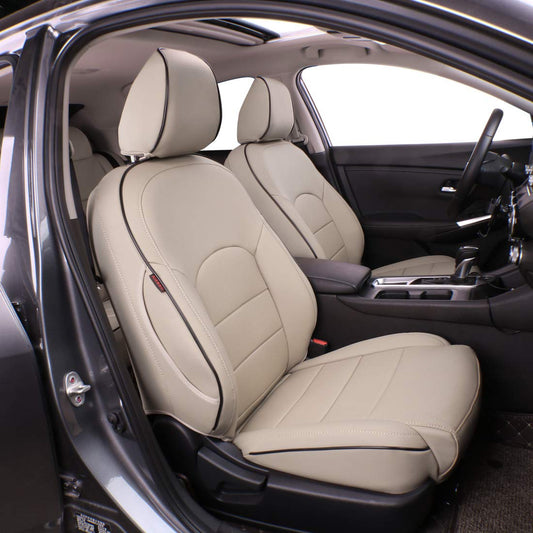 EKR Frontier seat covers - Custom fit faux leather for Nissan Frontier 2022-2026