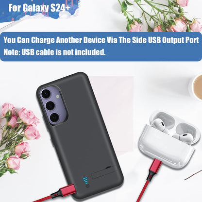 Sitong battery case for Samsung Galaxy S24+ / S24 Plus - 5000mAh rechargeable power bank