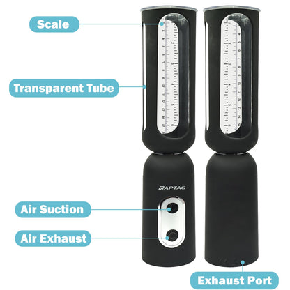 Medical-Grade Vacuum Erection Device for Erectile Electric Penis Enlarge Vacuum Pump with 4 Suction Male Genitalia Enlargement Rechargeable Automatic High-Vacuum Penis Enlargement Extend Pump