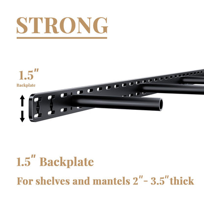 MOUNT_BRACKET — Large floating shelf bracket with heavy duty support tools