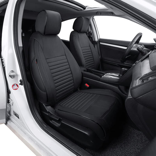 Vehicle seat cover — custom fit waterproof leather for Honda Civic sedan 2016-2021