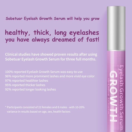 Eyelash growth serum — volumizing formula with natural ingredients, vegan and cruelty-free 5mL