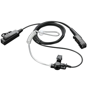 Compatible with Motorola XPR 3500e Earpiece,XPR 3300e XPR3500 XPR3000 XPR3300 Acoustic Tube Headset Noise Reduction Surveillance Earpiece Kit Black