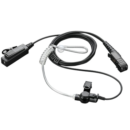 Compatible with Motorola XPR 3500e Earpiece,XPR 3300e XPR3500 XPR3000 XPR3300 Acoustic Tube Headset Noise Reduction Surveillance Earpiece Kit Black