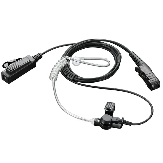 Compatible with Motorola XPR 3500e Earpiece,XPR 3300e XPR3500 XPR3000 XPR3300 Acoustic Tube Headset Noise Reduction Surveillance Earpiece Kit Black