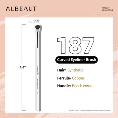 Albeaut concealer brush — small angled precision blending brush for under eyes
