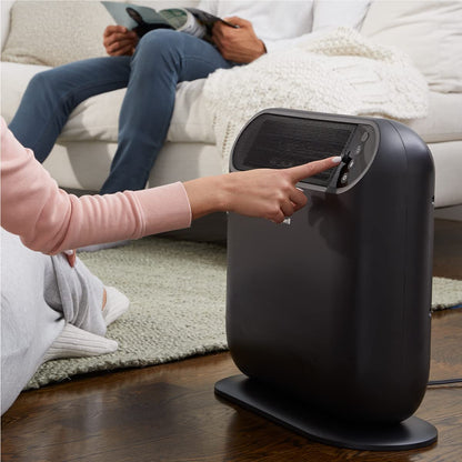 Honeywell ThermaWave 6 space heater — efficient heating solution in black