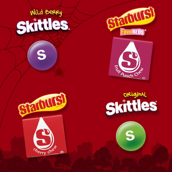 Candy variety pack with Starburst, Life Savers and Hubba Bubba Max