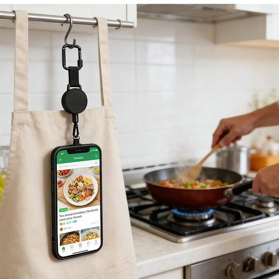 Retractable Phone Tether Skiing,Retractable Phone Lanyard,Outdoor Anti-Theft Retractables Phone Lanyard,Anti Thefts Retractables Cell Phone Tether,Adjustable Anti-Theft Mobile Phone Tethers (1PCS)