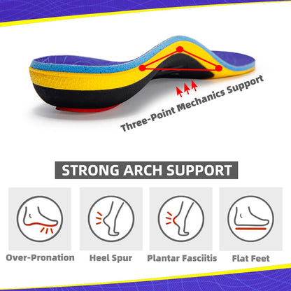 VALSOLE shoe insert — heavy duty orthotics for plantar fasciitis and high arches