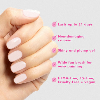 Olive & June gel mani system set — at-home gel manicure kit with LED lamp and tools