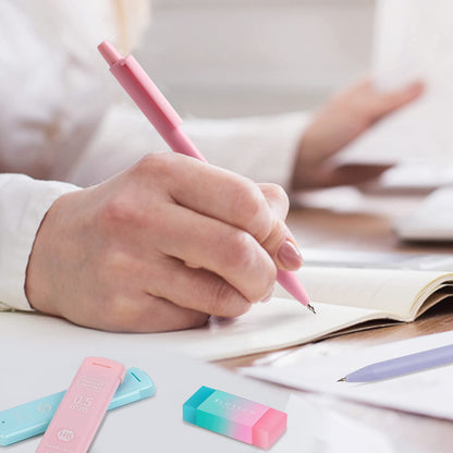 Writing instrument — Cute mechanical pencil set with pastel colors and accessories