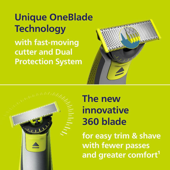 Philips Norelco electric shaver — hybrid trimmer and shaver for face and body
