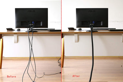 Cord management cover — Alex Tech cord protector for USB and audio video cables