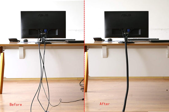 Cord management cover — Alex Tech cord protector for USB and audio video cables