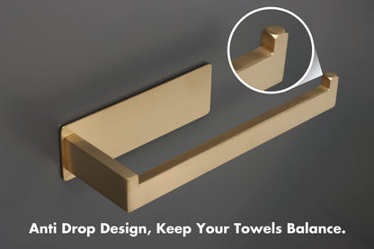 Vanloory towel holder — Strong self adhesive design with no drilling required