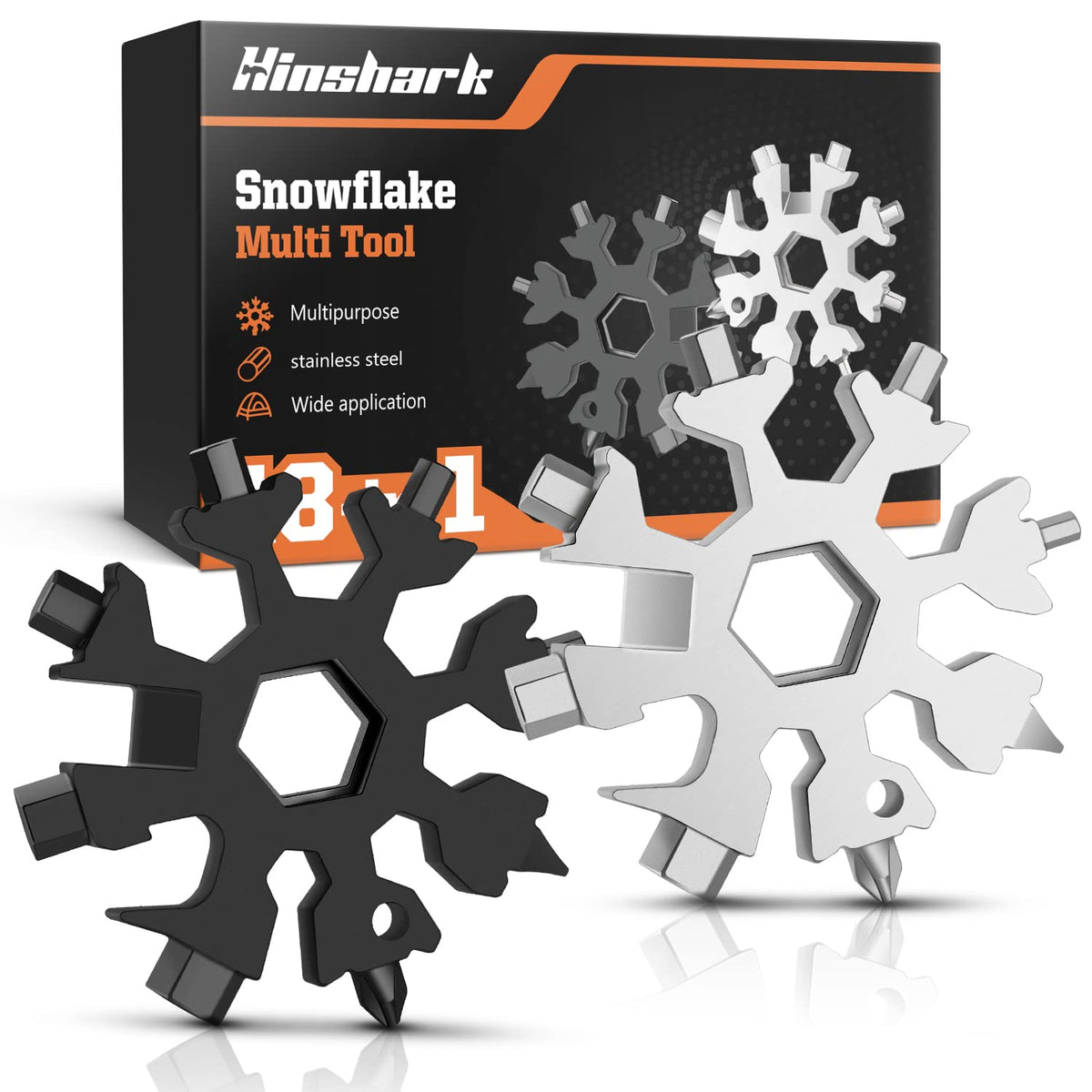 Hinshark multitool — snowflake design